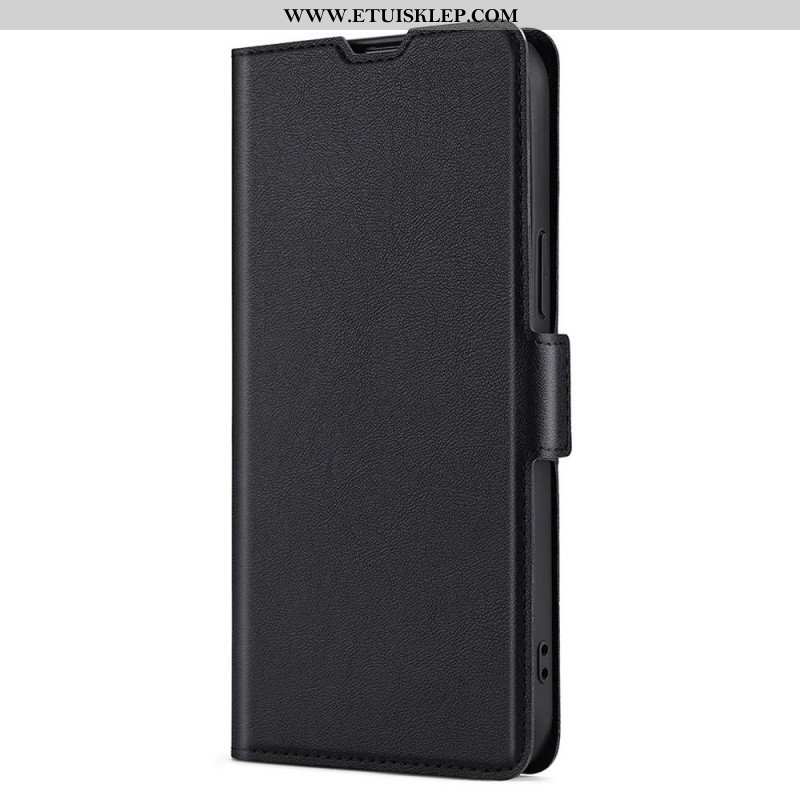 Etui Na Telefon do Samsung Galaxy S22 Ultra 5G Etui Folio Klasyczna Sztuczna Skóra